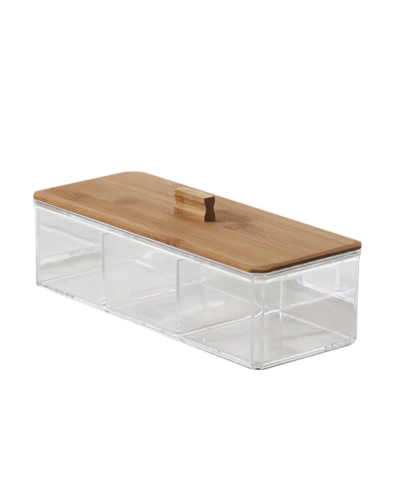 Ob für Wattestäbchen und Wattepads oder für Schmuck und Make-Up, die Beauty Aufbewahrungsbox bringt im Nu Ordnung ins Bad oder die Beauty Ecke. 