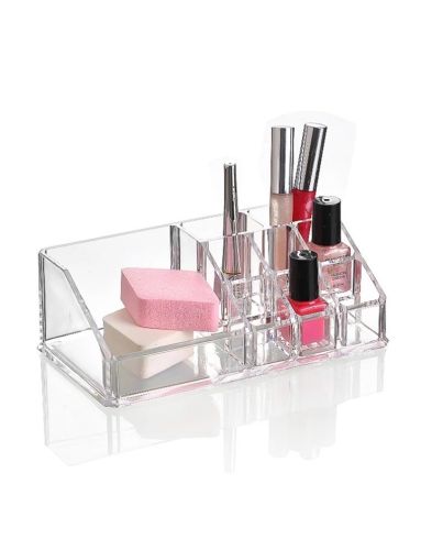 Ob für Lippenstifte, Glosse oder Nagellacke, Pinsel oder Schmuck, mit unserem Acryl Display bringst du im Nu Ordnung auf deinen Schminktisch oder ins Badezimmer.