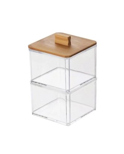 Ob für Wattestäbchen und Wattepads oder für Schmuck und Make-Up, die Beauty Aufbewahrungsbox bringt im Nu Ordnung ins Bad oder die Beauty Ecke. 