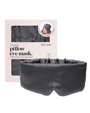 KITSCH Schlafmaske Satin Anthrazit
