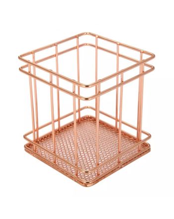 Praktischer Pinsel Organizer in wunderschönem Roségold Design aus unserer #rosegoldcollection!