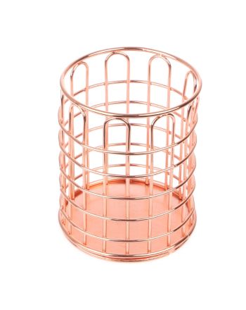 Praktischer Pinsel Organizer in wunderschönem Roségold Design aus unserer #rosegoldcollection!
