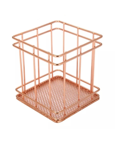 Praktischer Pinsel Organizer in wunderschönem Roségold Design aus unserer #rosegoldcollection!