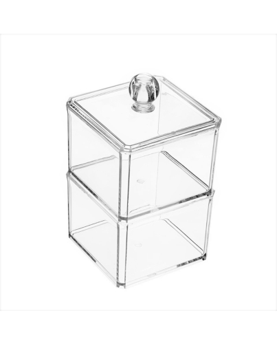 Ob für Wattestäbchen und Wattepads oder für Schmuck und Make-Up, die Beauty Aufbewahrungsbox bringt im Nu Ordnung ins Bad oder die Beauty Ecke.
