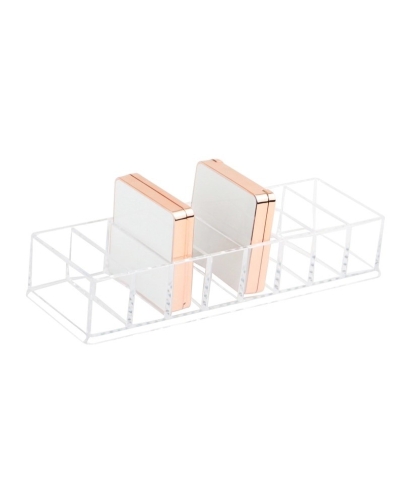 Unser Beauty Organizer für Lidschatten, Puder, Highlighter, Blushes und Co. ist mit acht großzügigen Fächer ausgestattet und bietet viel Platz und eine schöne Übersicht über deine liebsten Produkte. 