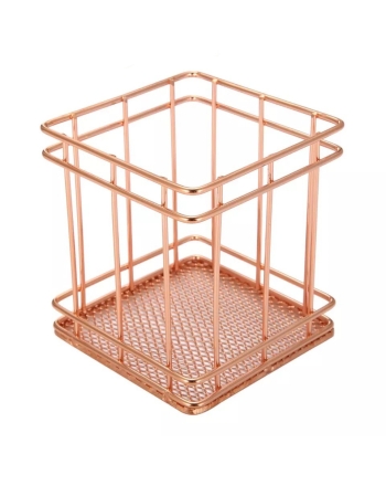 Praktischer Pinsel Organizer in wunderschönem Roségold Design aus unserer #rosegoldcollection!