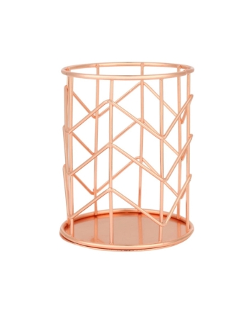 Praktischer Pinsel Organizer in wunderschönem Roségold Design aus unserer #rosegoldcollection!